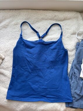 Outdoor Voices cobalt blue Racerback Tank Top